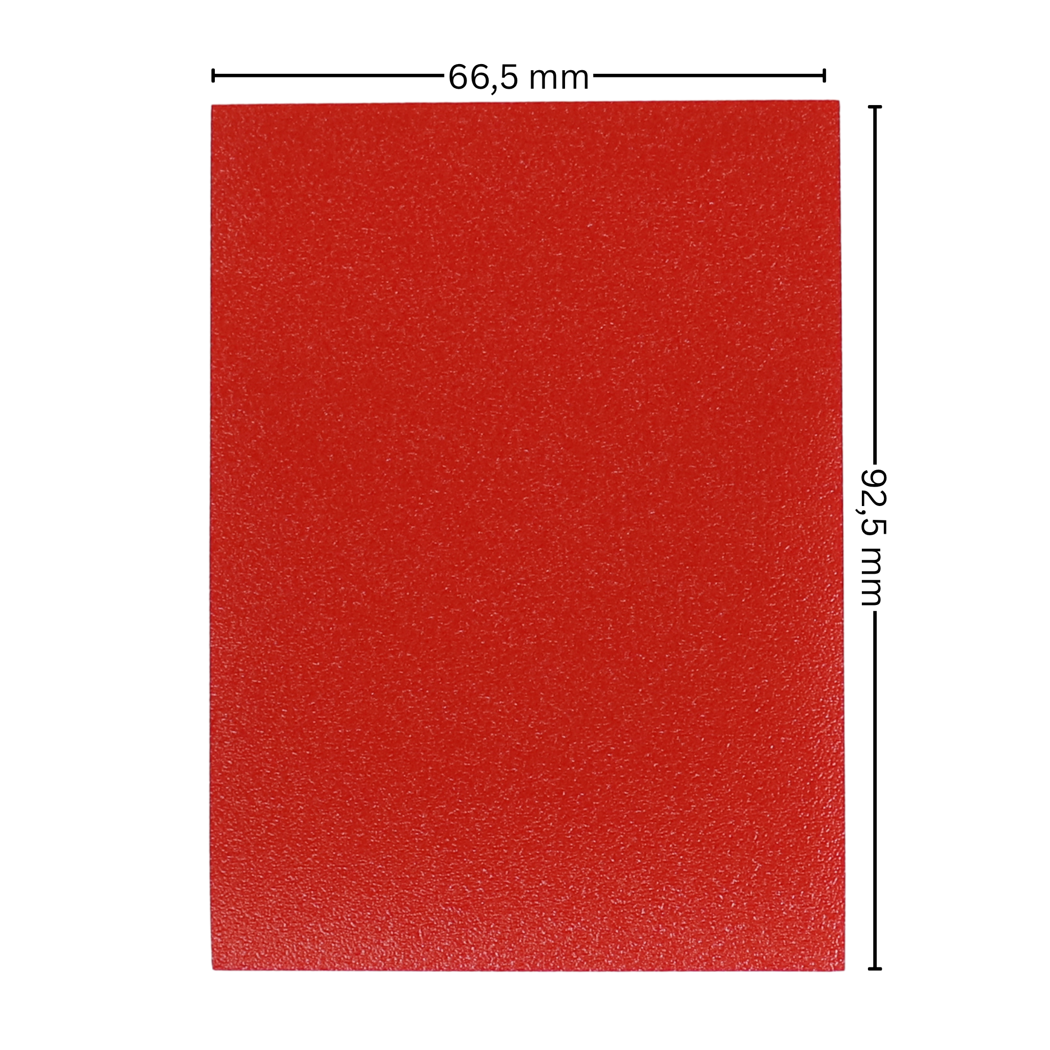 cardcosmos - Premium Matte Sleeves Red | 100 pcs