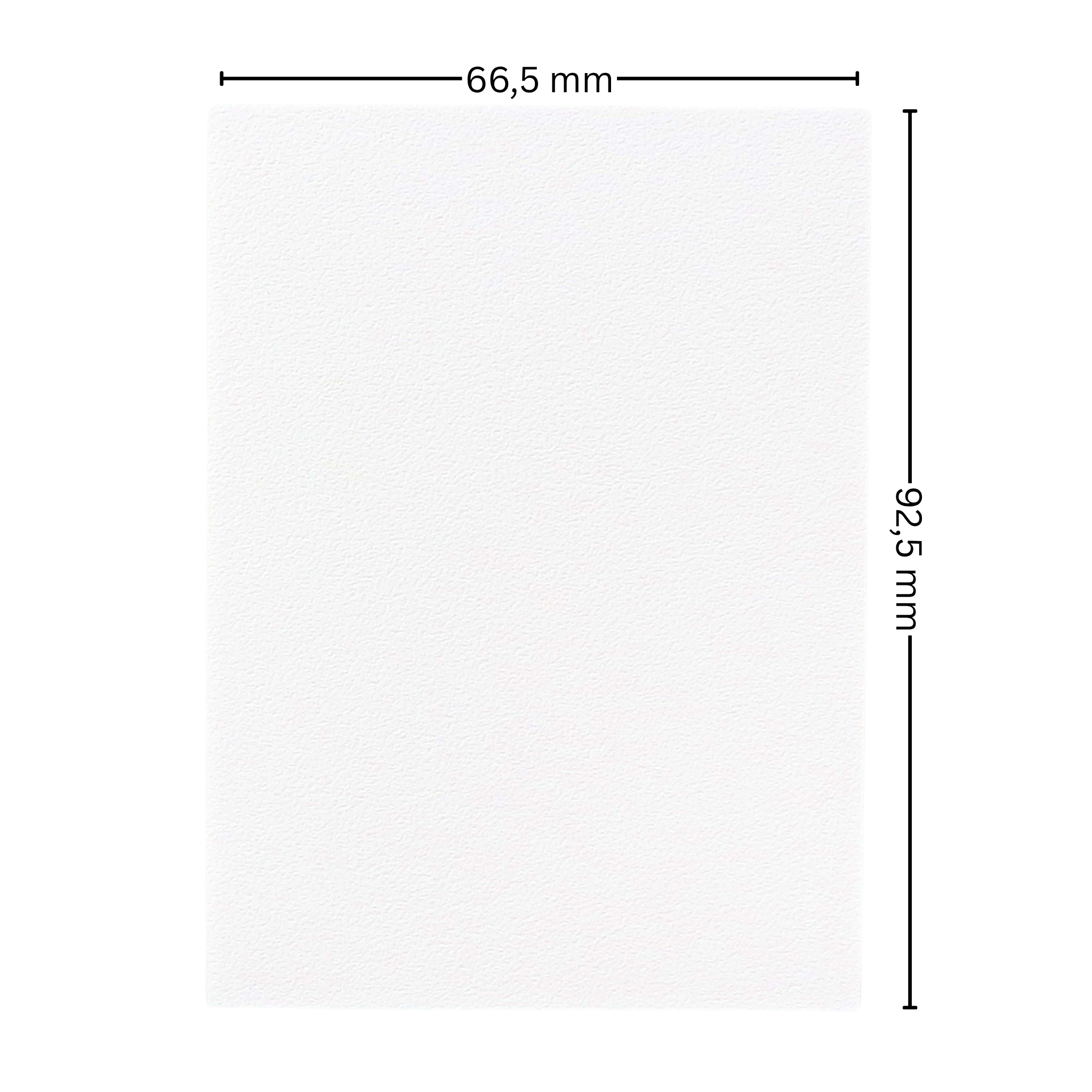 cardcosmos - Premium Color Matte Sleeves White | 100stk