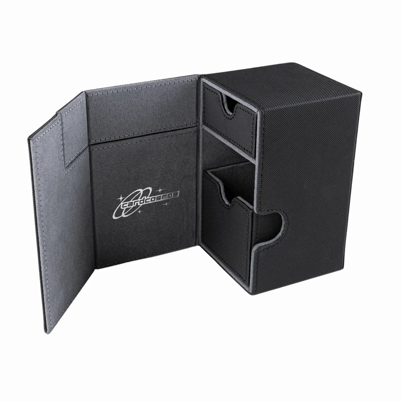 cardcosmos - 100+ Premium Deck Box with Dice Tray