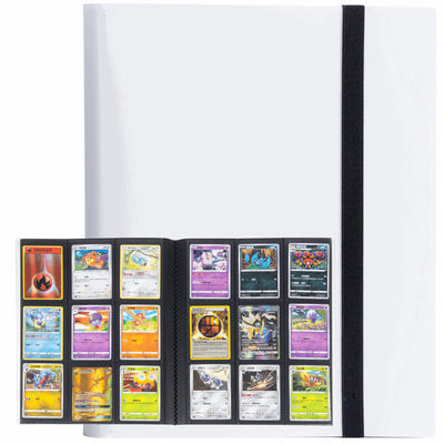 cardcosmos - 9 Pocket Basic Strap Binder - Weiß