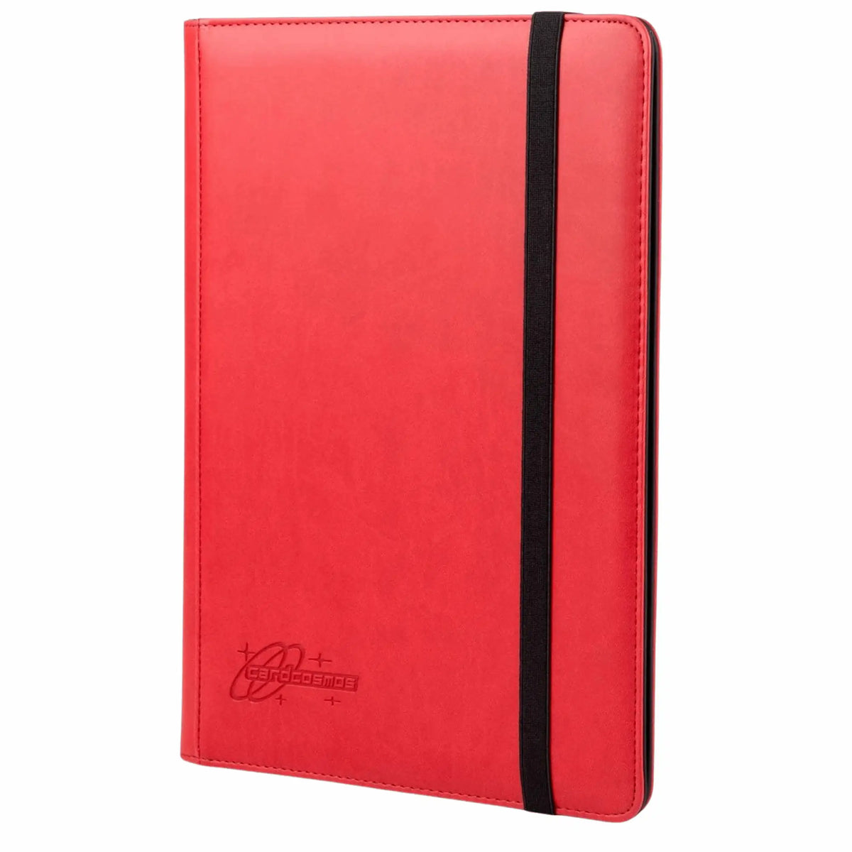 cardcosmos - 9 Pocket Strap Premium Leather Binder - Rot