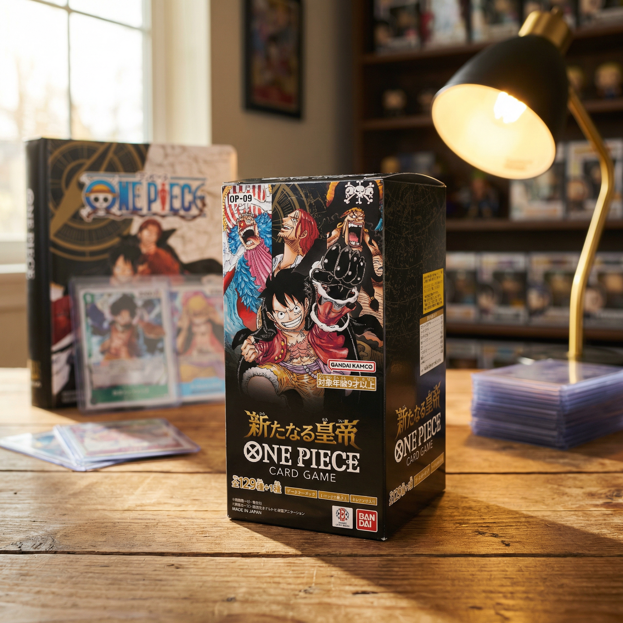 Jeu de cartes One Piece - Présentoir de boosters OP09 Le Nouvel Empereur - Japon